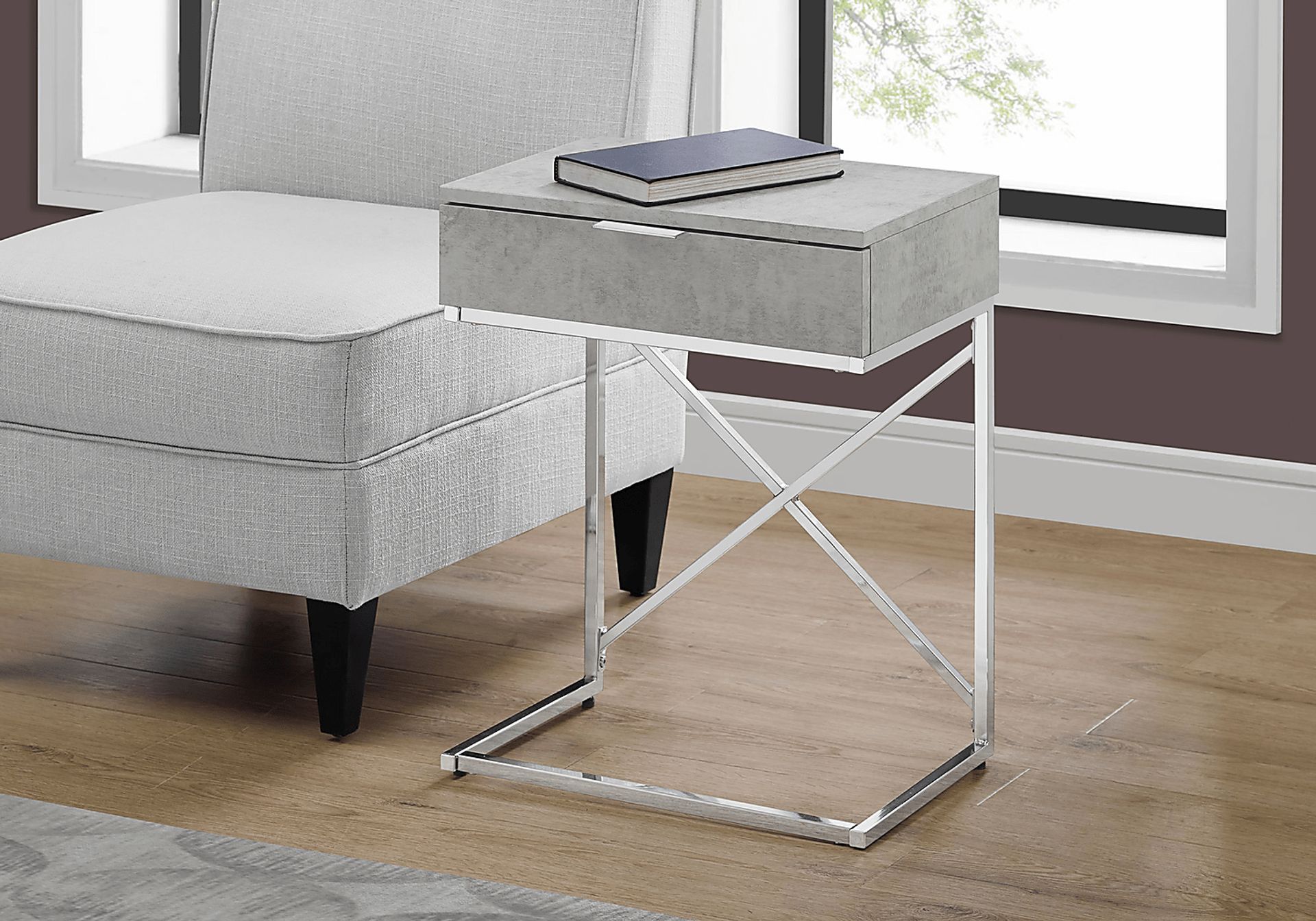 Wauford Gray Accent Table - Image 2