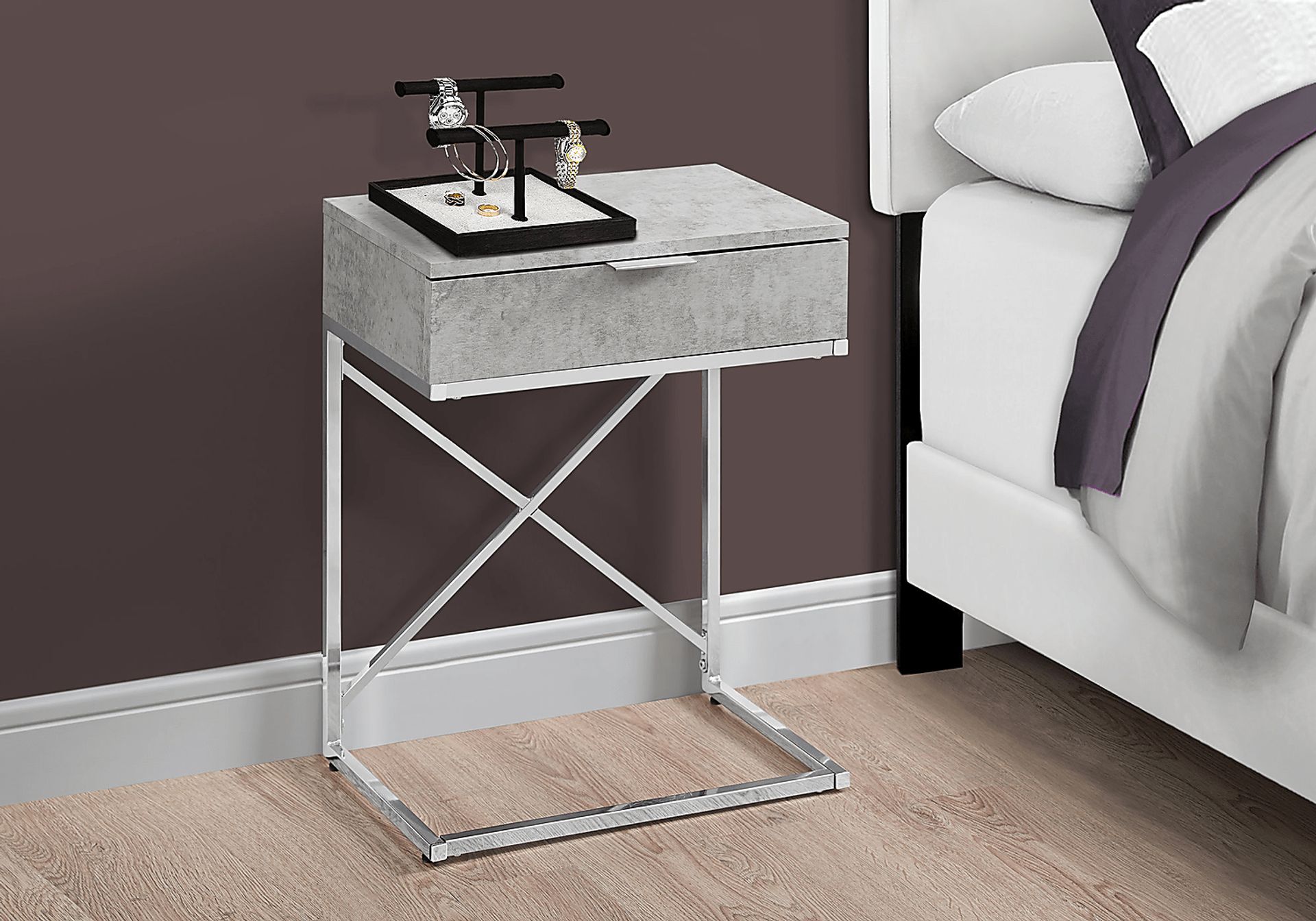 Wauford Gray Accent Table - Image 3