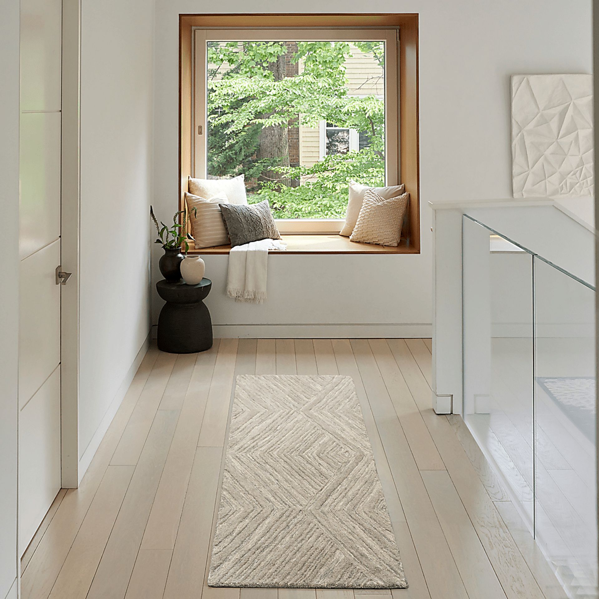 WAVE ILLUSION GRAY 2'3 x 7'6 RUG - Image 2