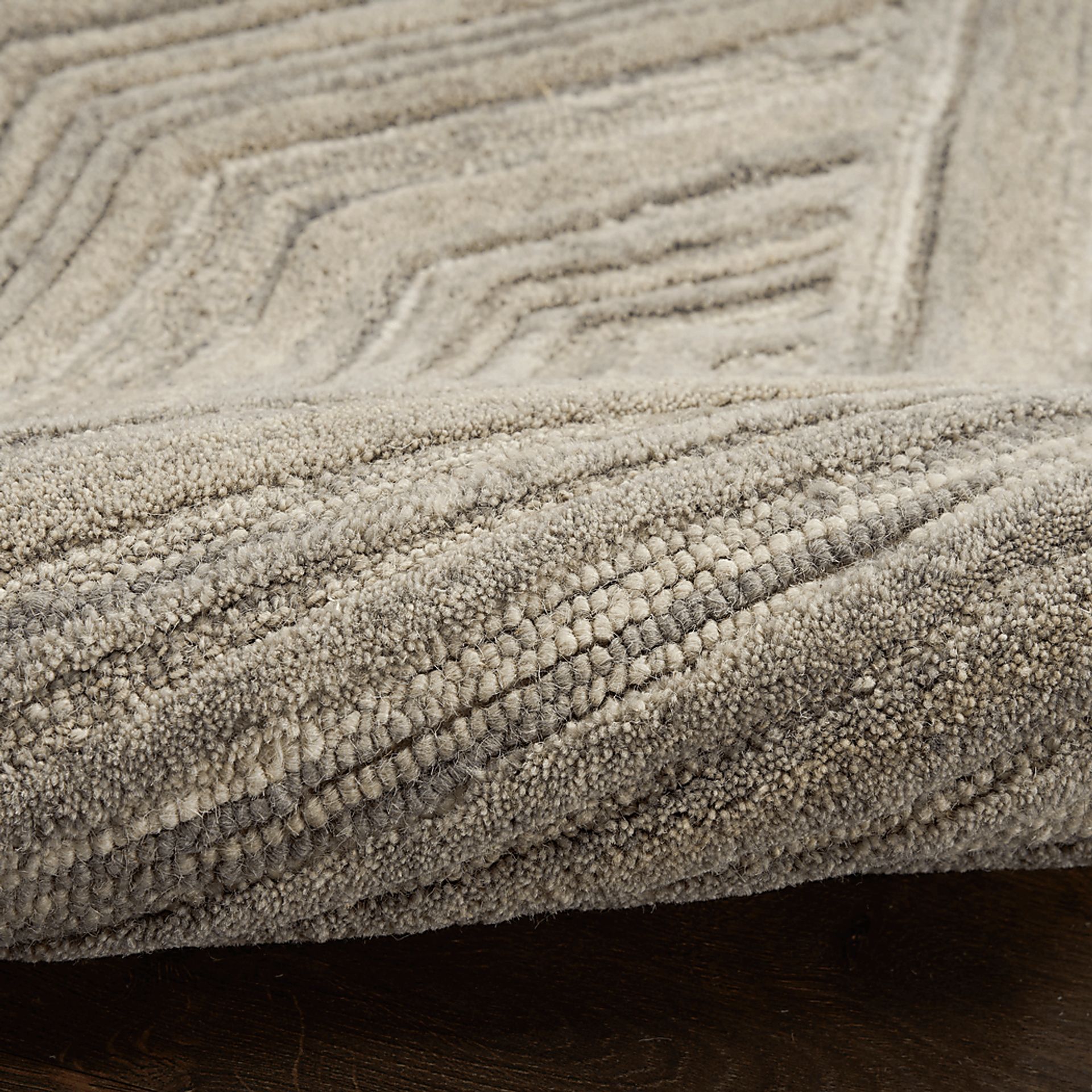 WAVE ILLUSION GRAY 8'6 x 11'6 RUG - Image 3