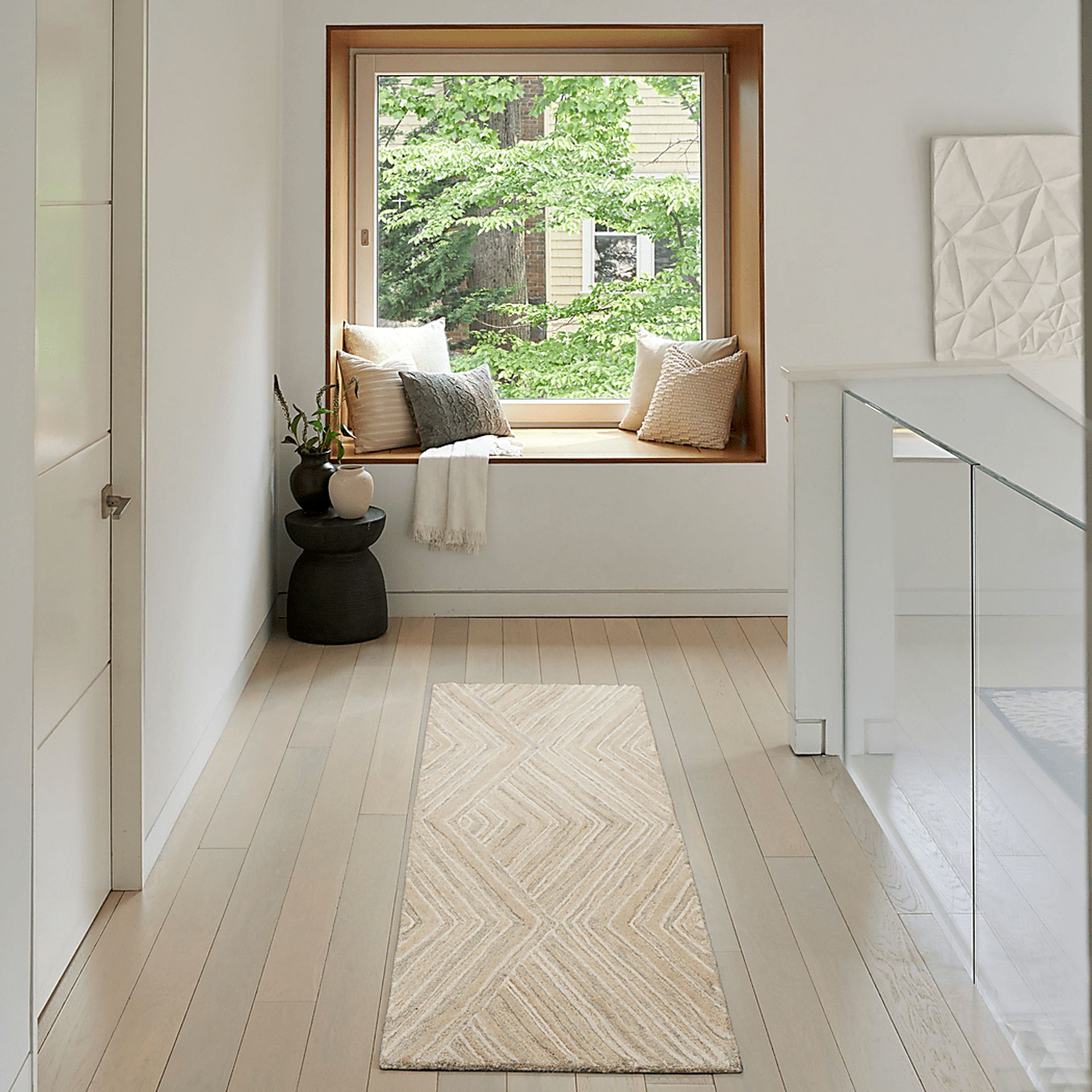 WAVE ILLUSION IVORY 2'3 x 7'6 RUG - Image 2
