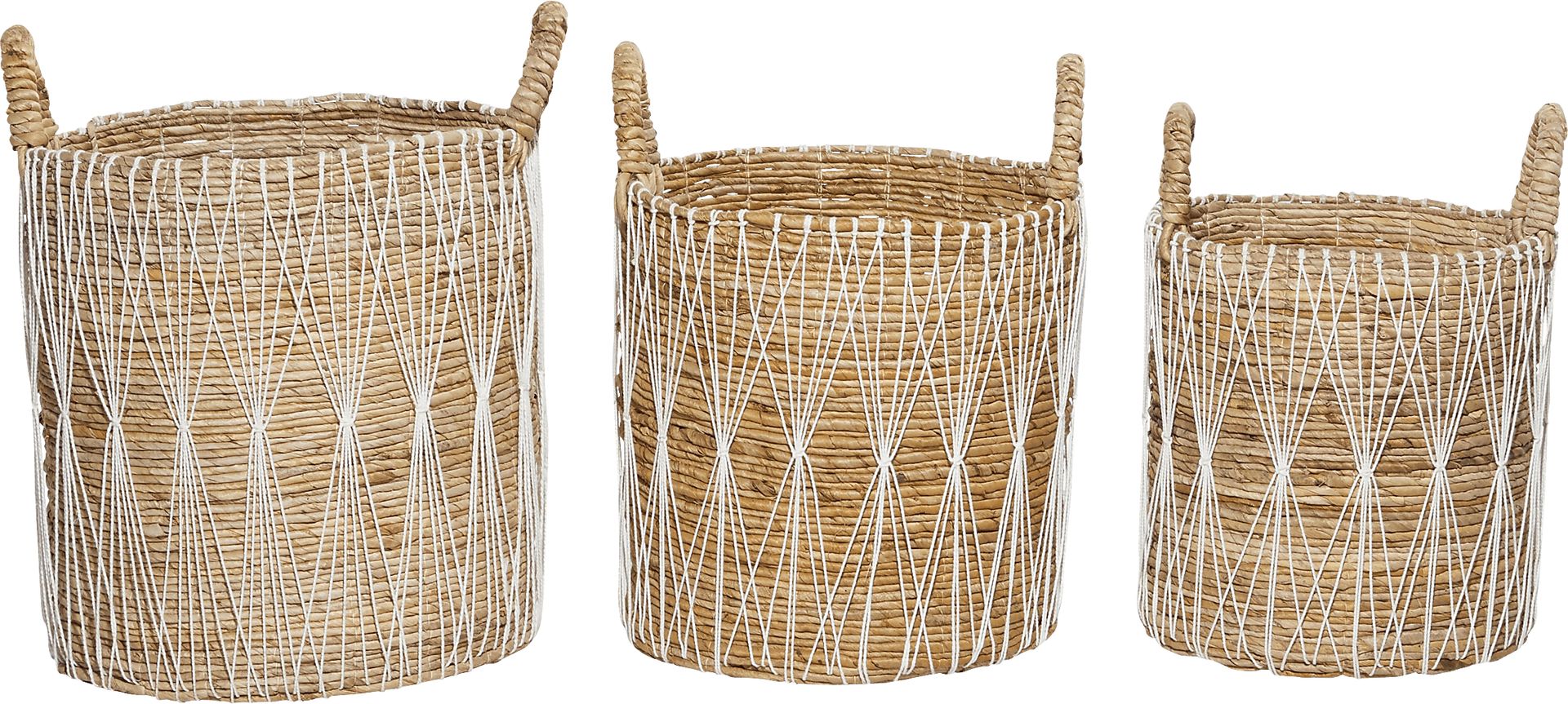 Wavedale Brown Basket, Set of 3 - Image 6