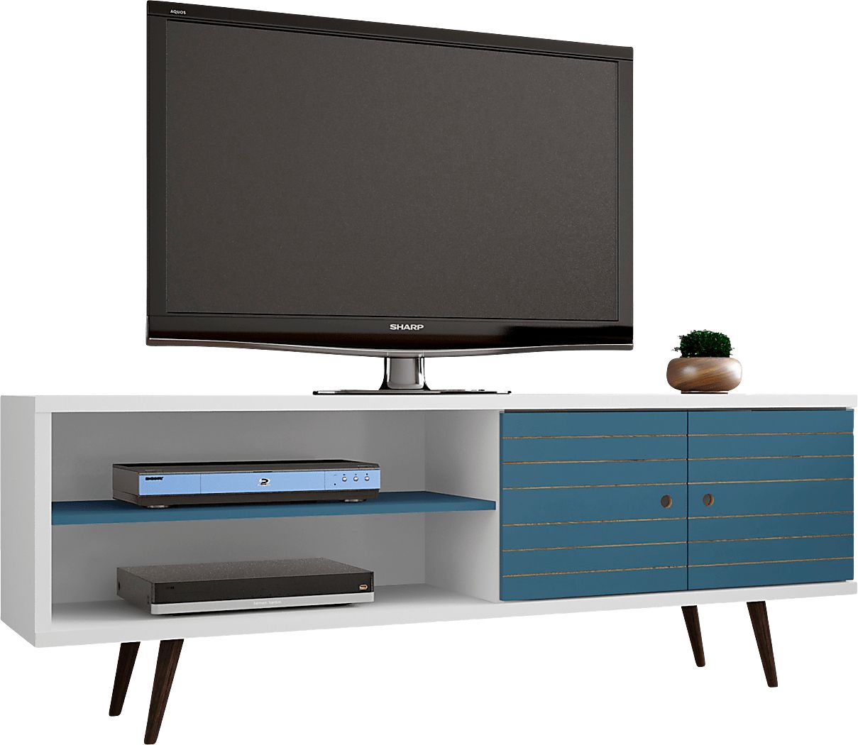 Wavefruit Blue 63 in. Console