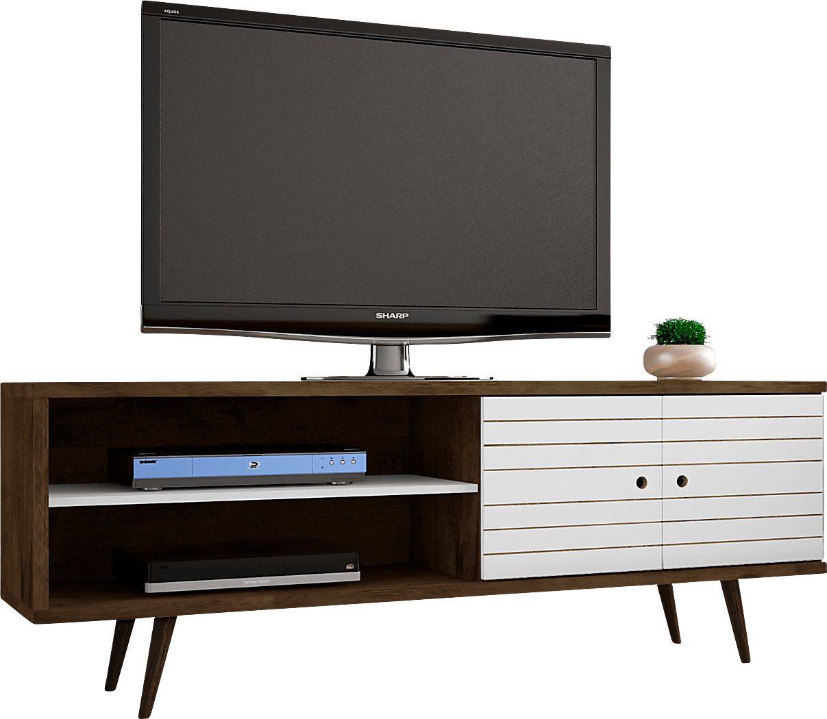 Wavefruit Brown 63 in. Console