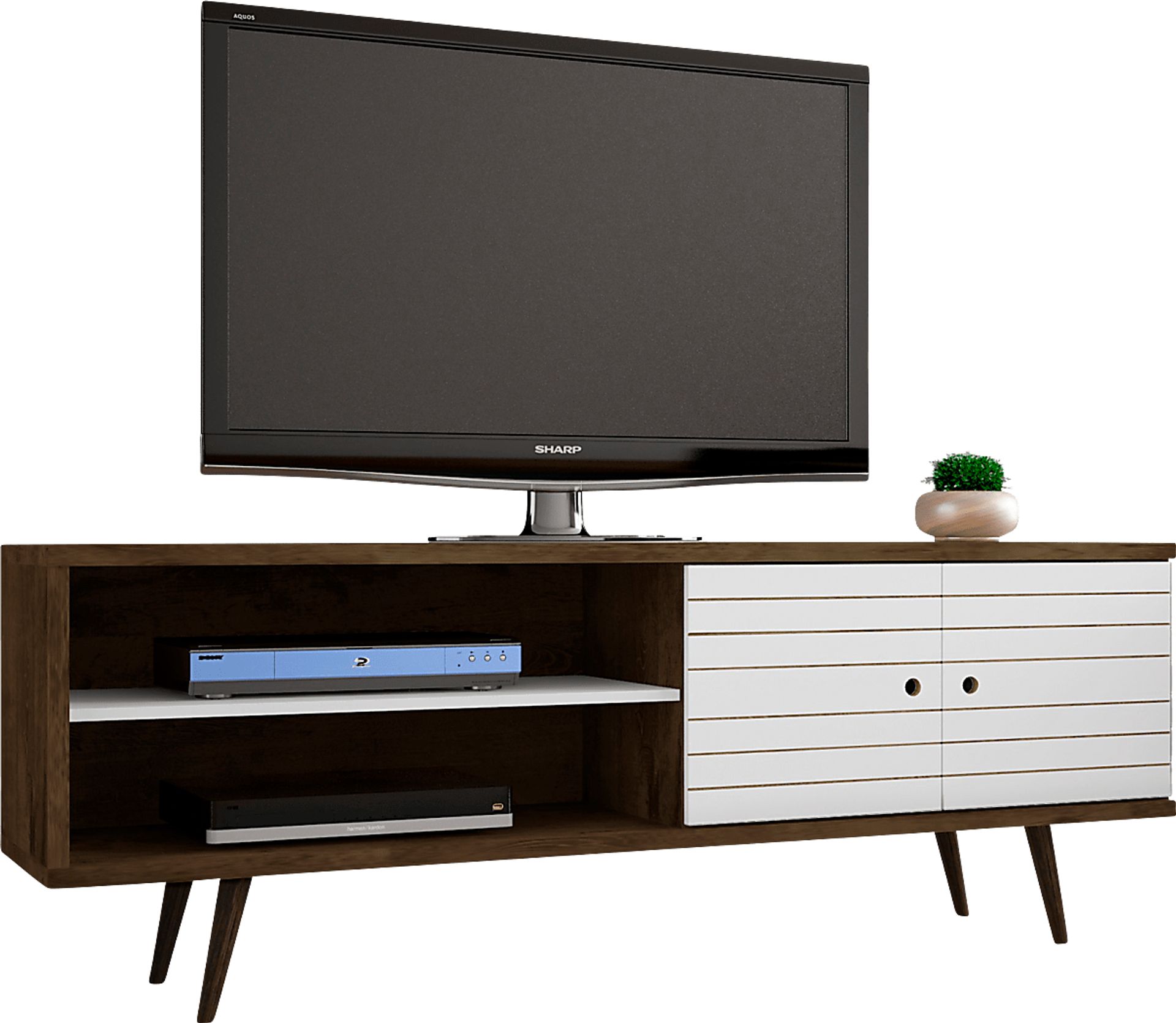 Wavefruit Brown 63 in. Console - Image 1