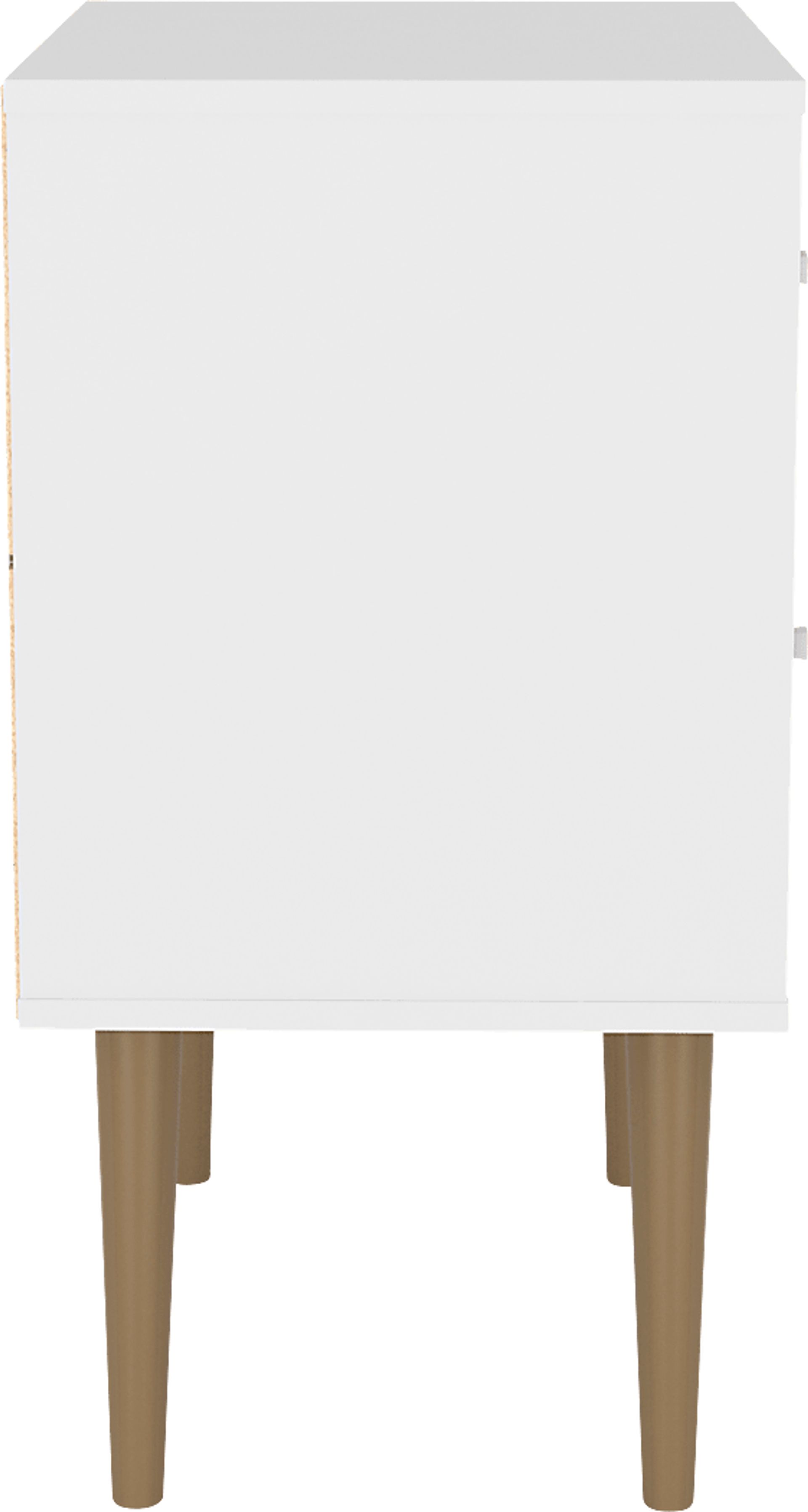 Wavefruit White Nightstand - Image 3