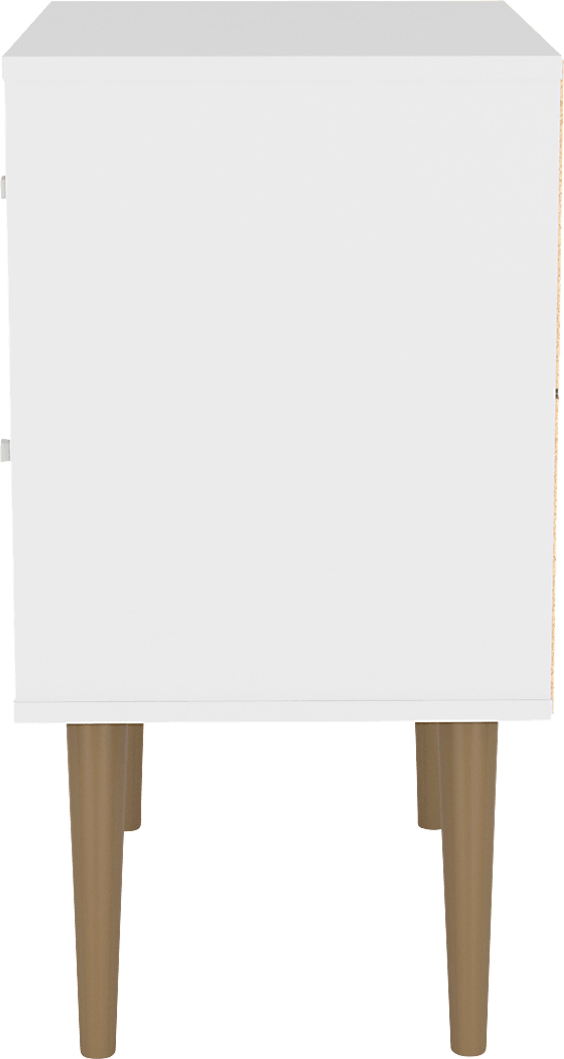 Wavefruit White Nightstand - Image 4