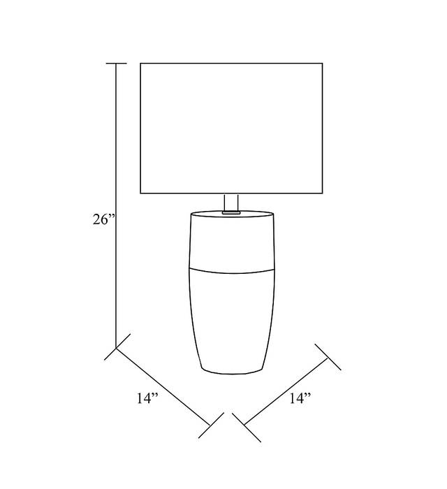 Wavell Bend Gray Lamp - Thumbnail - Image 8