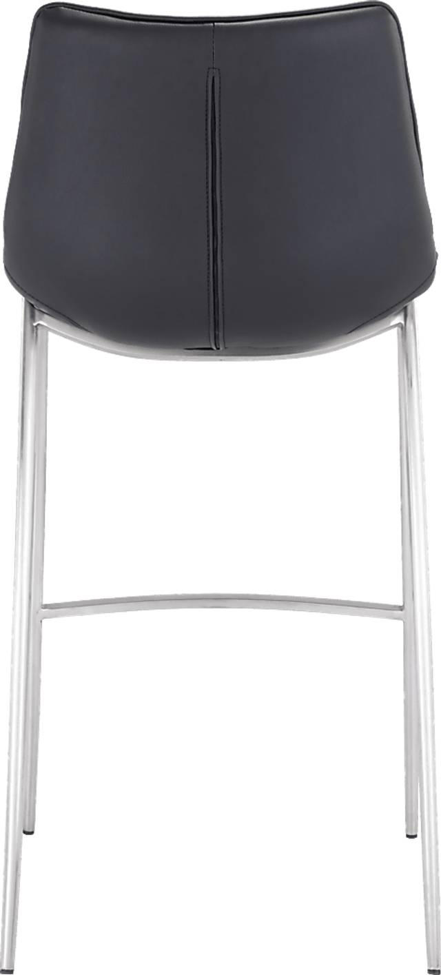 Wavell Black Steel Barstool, Set of 2 - Thumbnail - Image 4