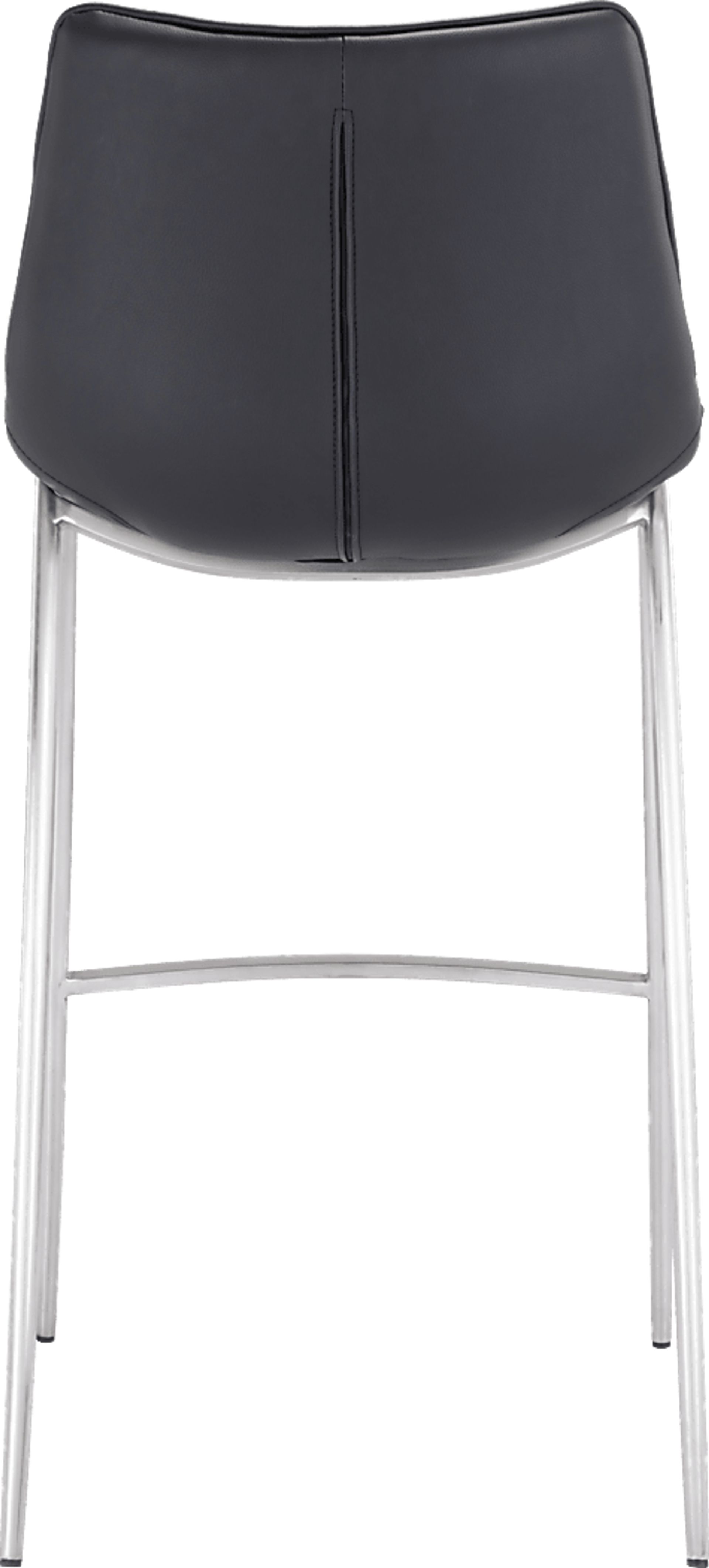 Wavell Black Steel Barstool, Set of 2 - Image 4
