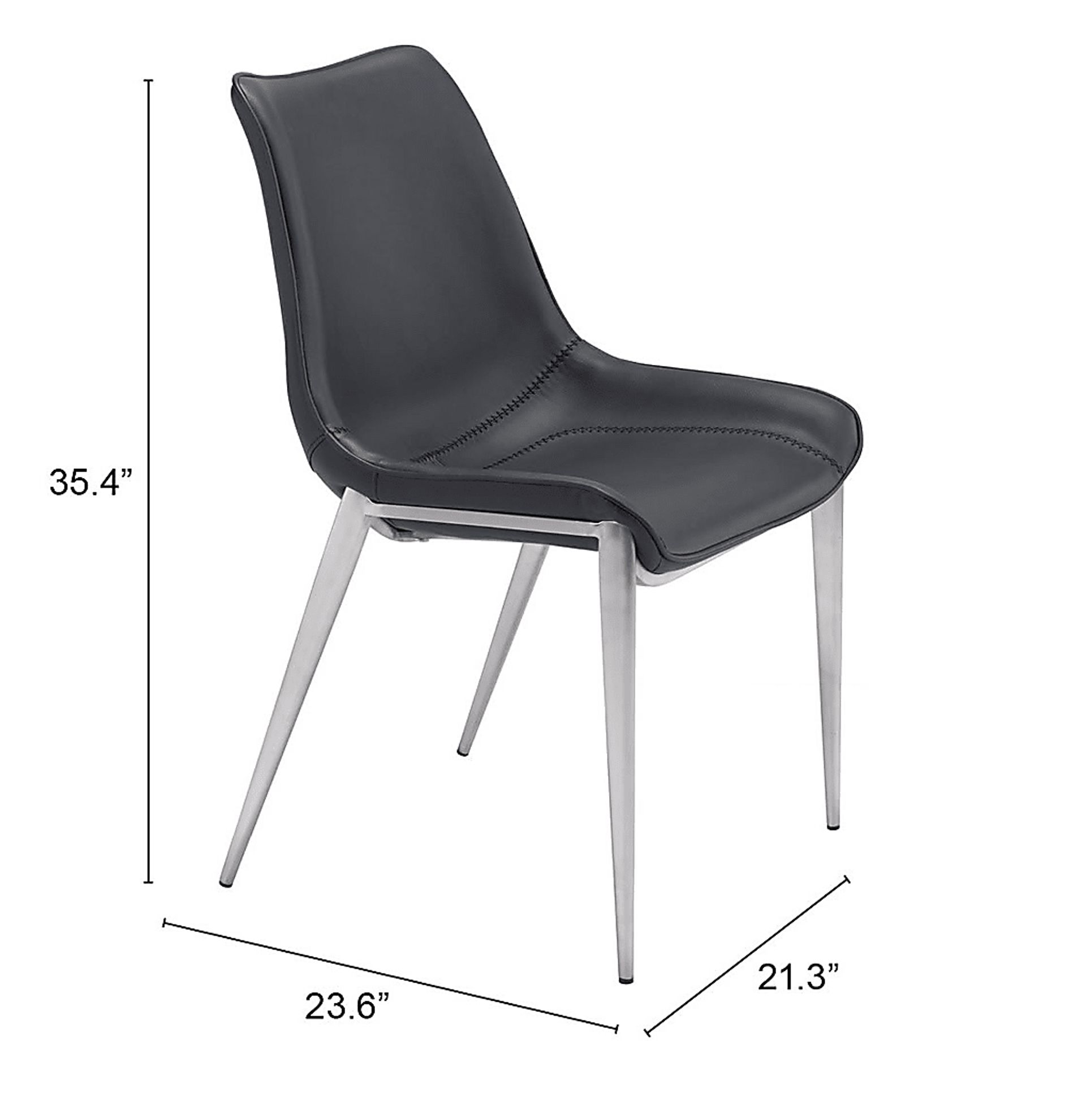 Wavell Black Walnut Side Chair, Set of 2 - Image 6