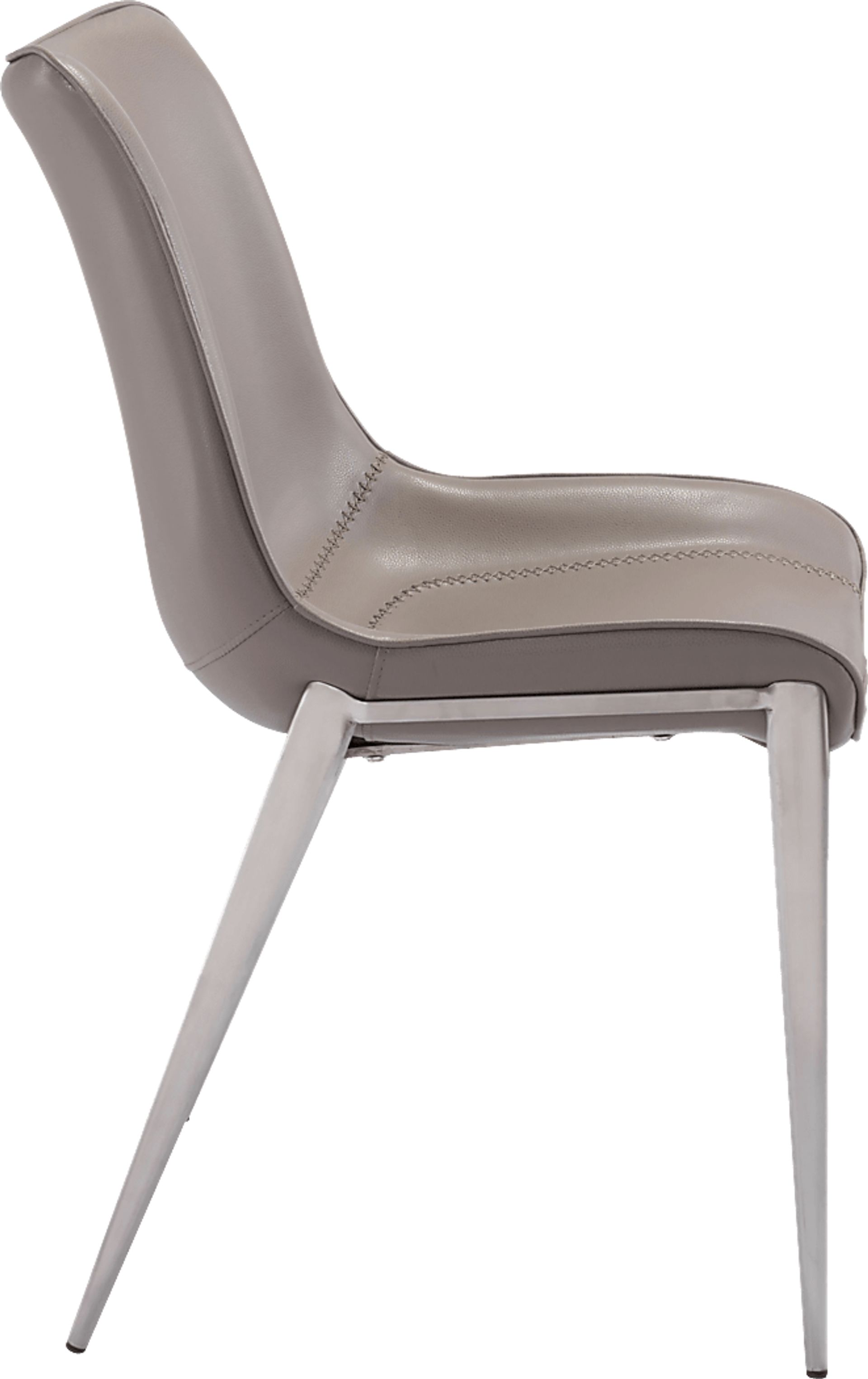 Wavell Gray Side Chair, Set of 2 - Image 2