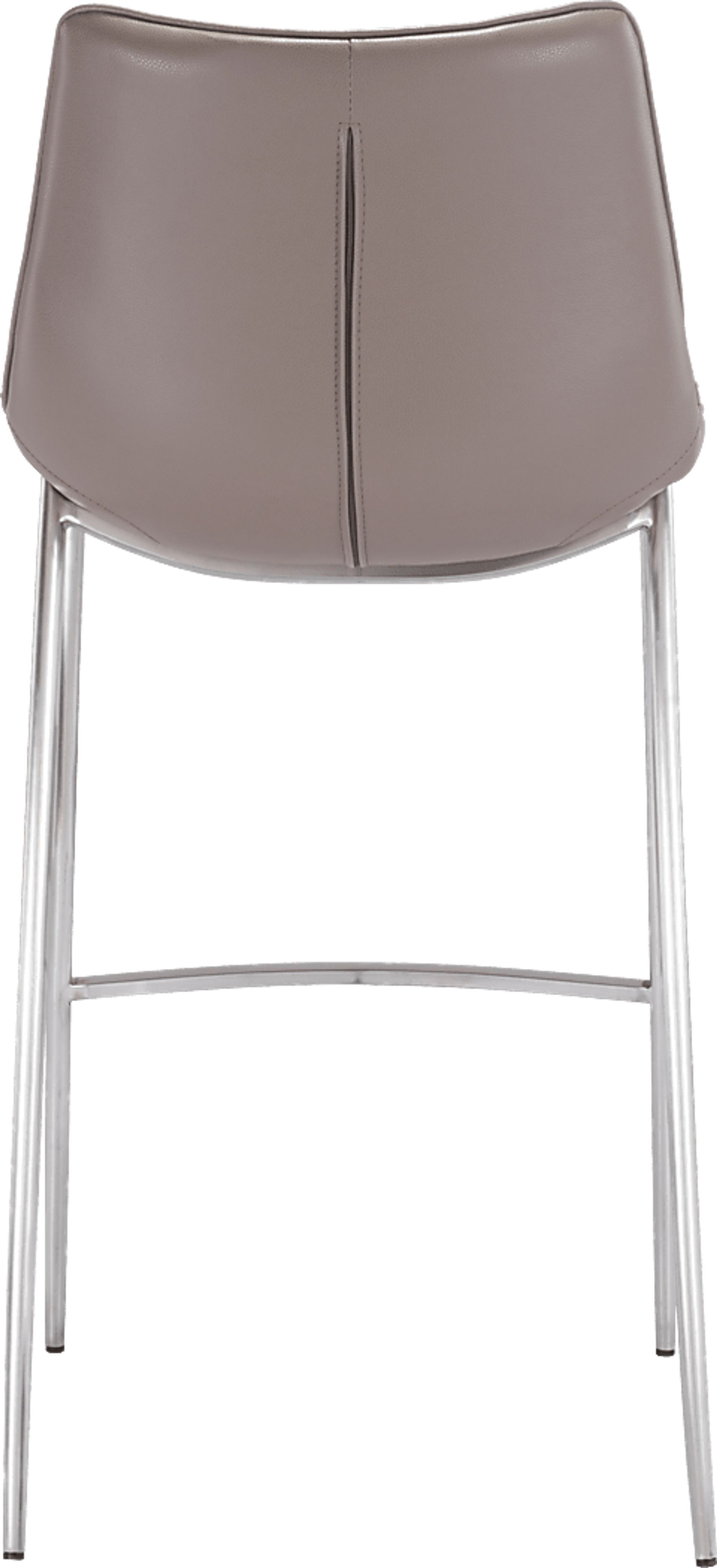 Wavell Gray Steel Barstool, Set of 2 - Image 3