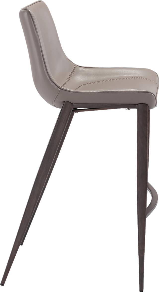 Wavell Gray Walnut Barstool, Set of 2 - Thumbnail - Image 2