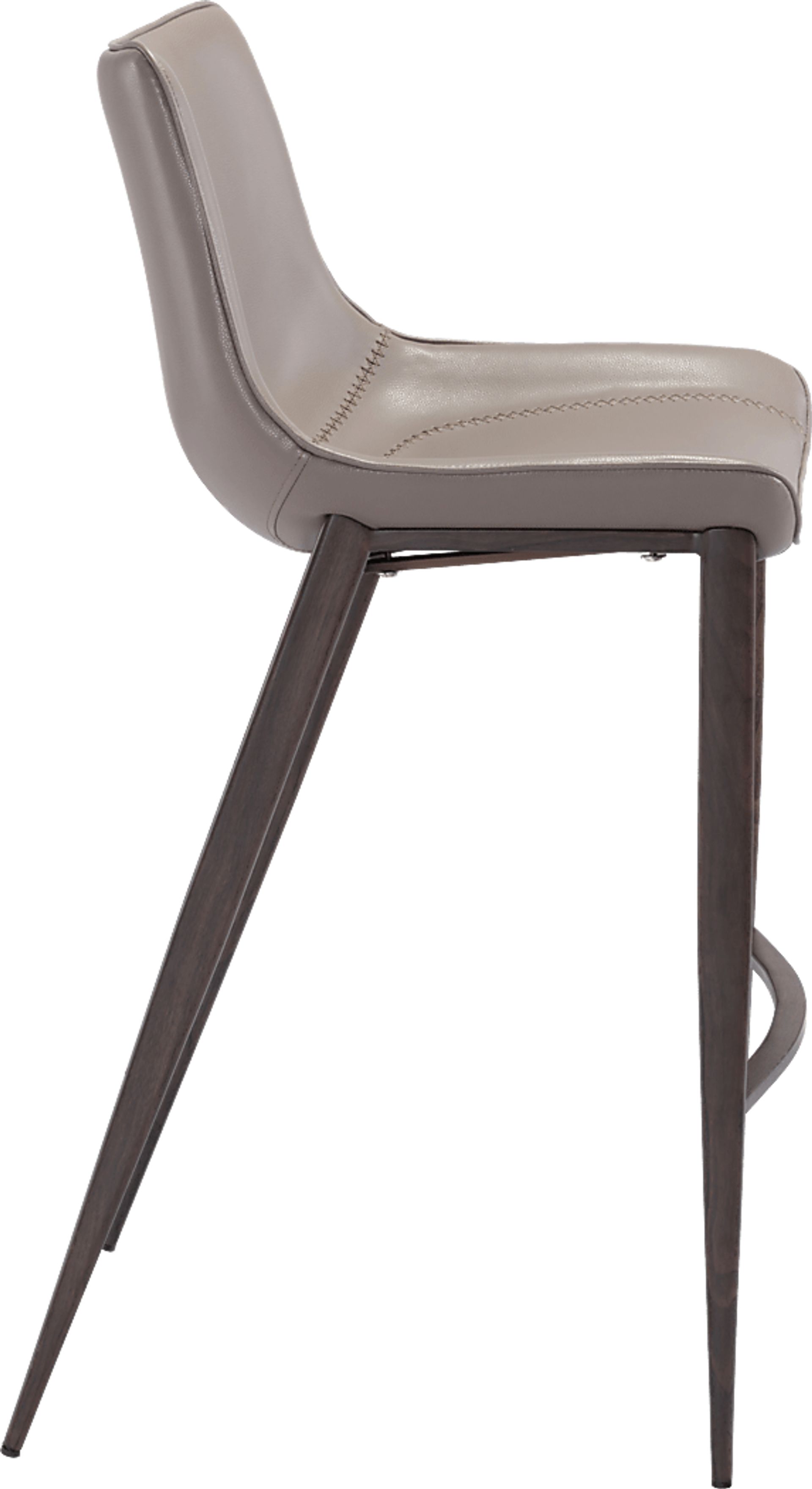 Wavell Gray Walnut Barstool, Set of 2 - Image 2