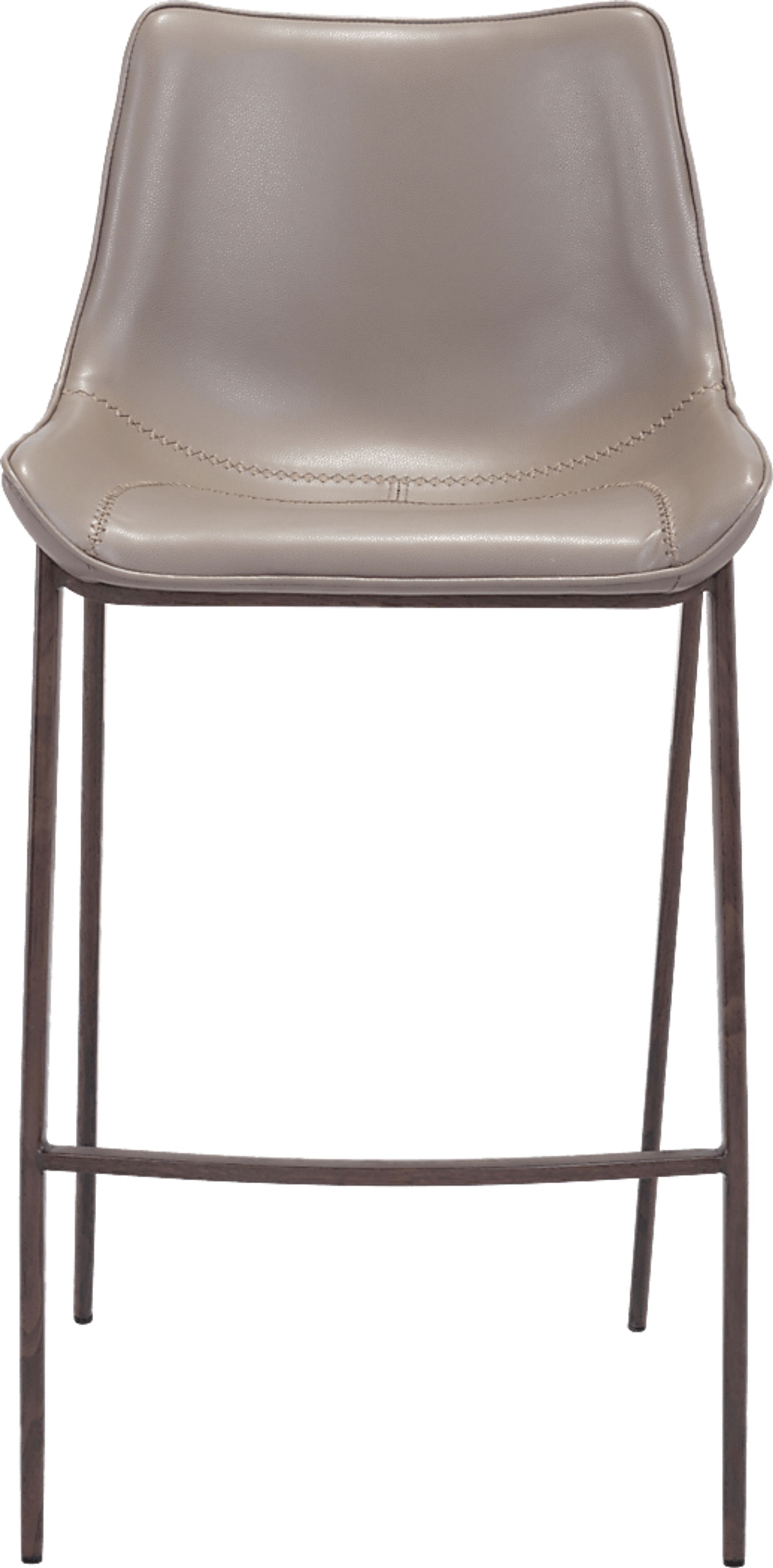 Wavell Gray Walnut Barstool, Set of 2 - Image 3
