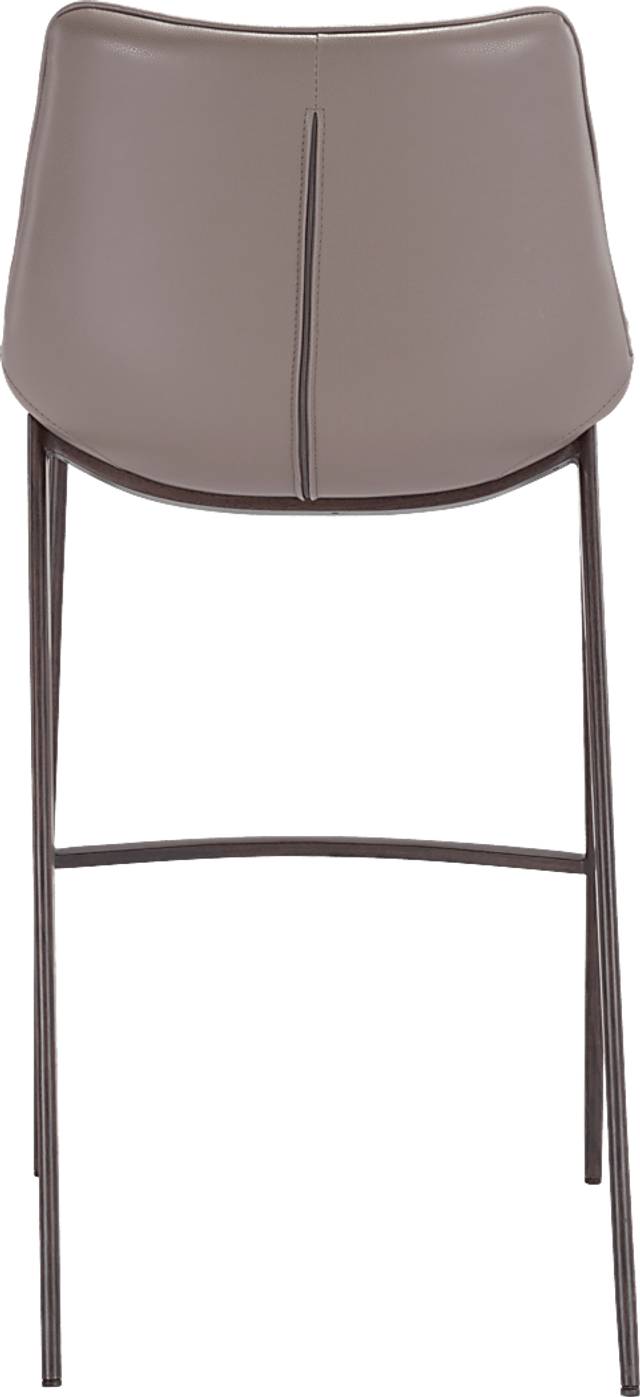 Wavell Gray Walnut Barstool, Set of 2 - Thumbnail - Image 4