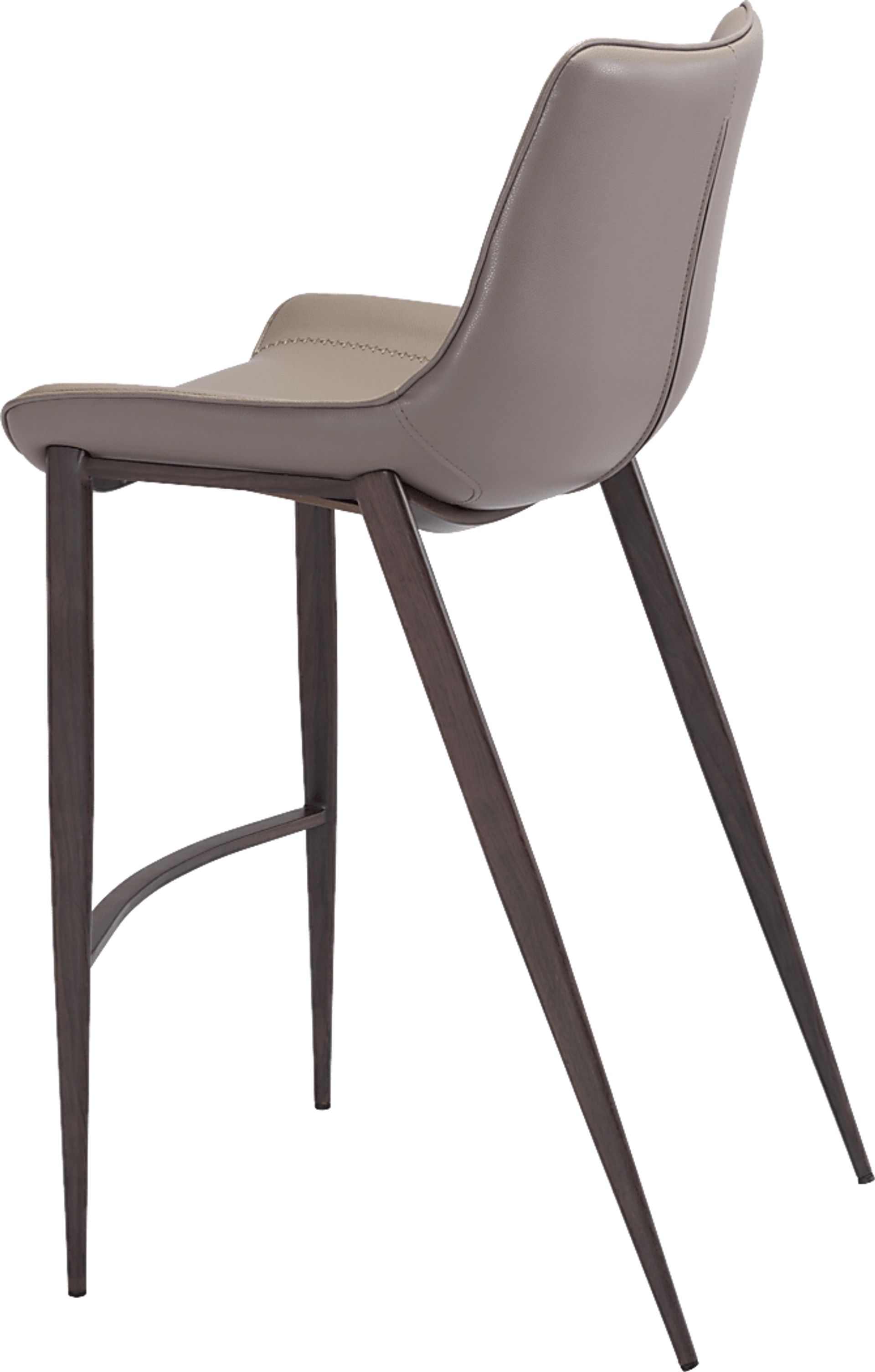 Wavell Gray Walnut Barstool, Set of 2 - Image 5