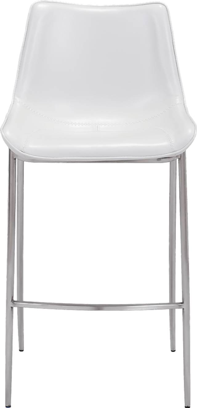Wavell White Steel Barstool, Set of 2 - Thumbnail - Image 3