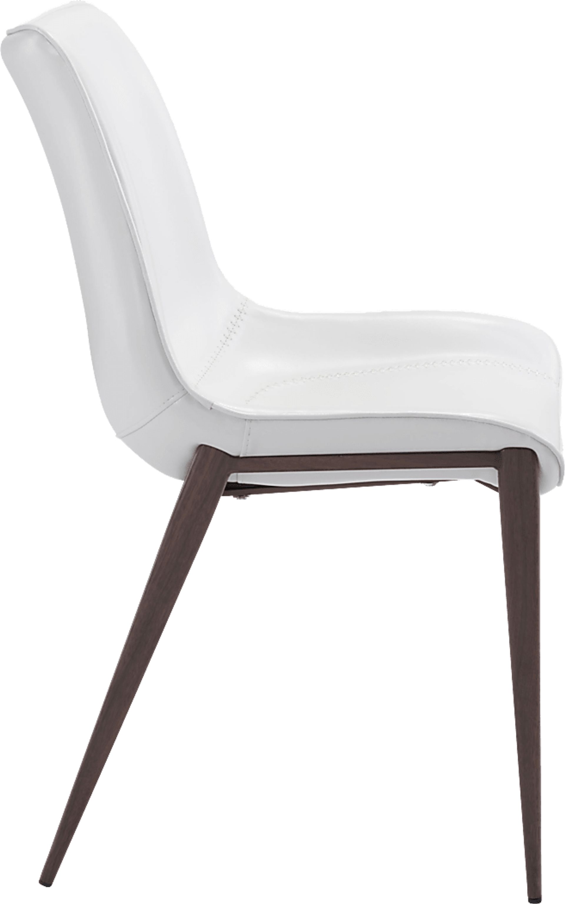 Wavell White Walnut Side Chair, Set of 2 - Image 2