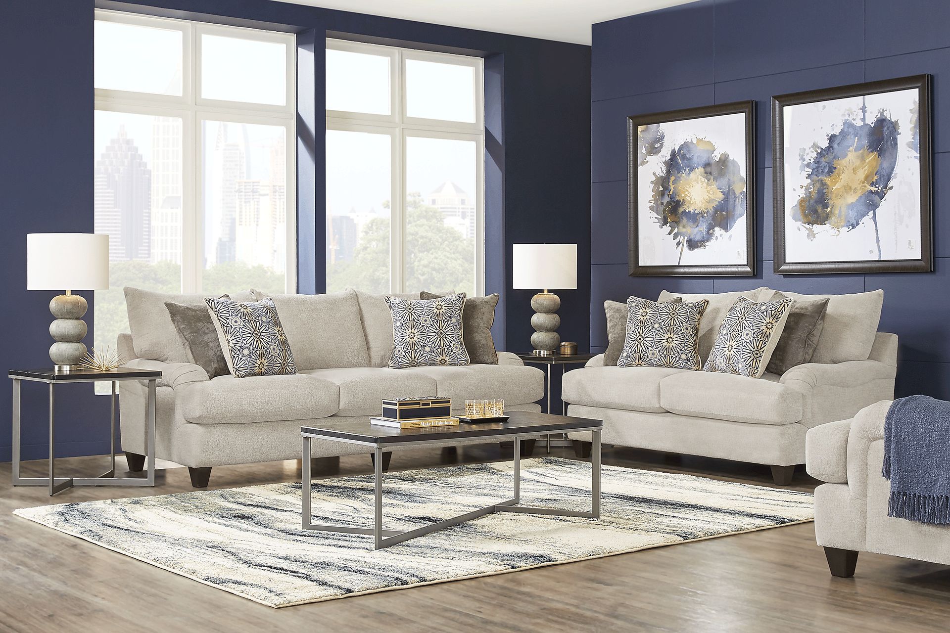 Waverly Park Beige 5 Pc Living Room - Image 1