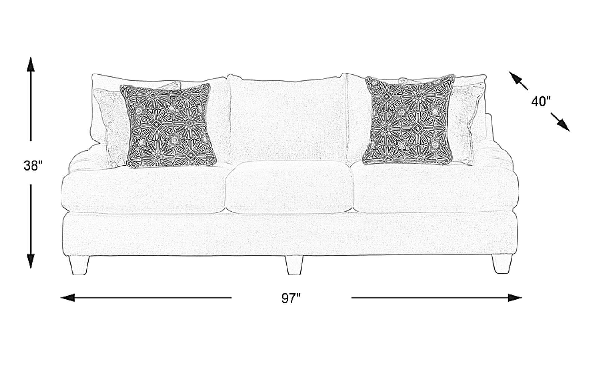 Dimension Image. Please refer to the Dimension Tab on this page for dimension details.
