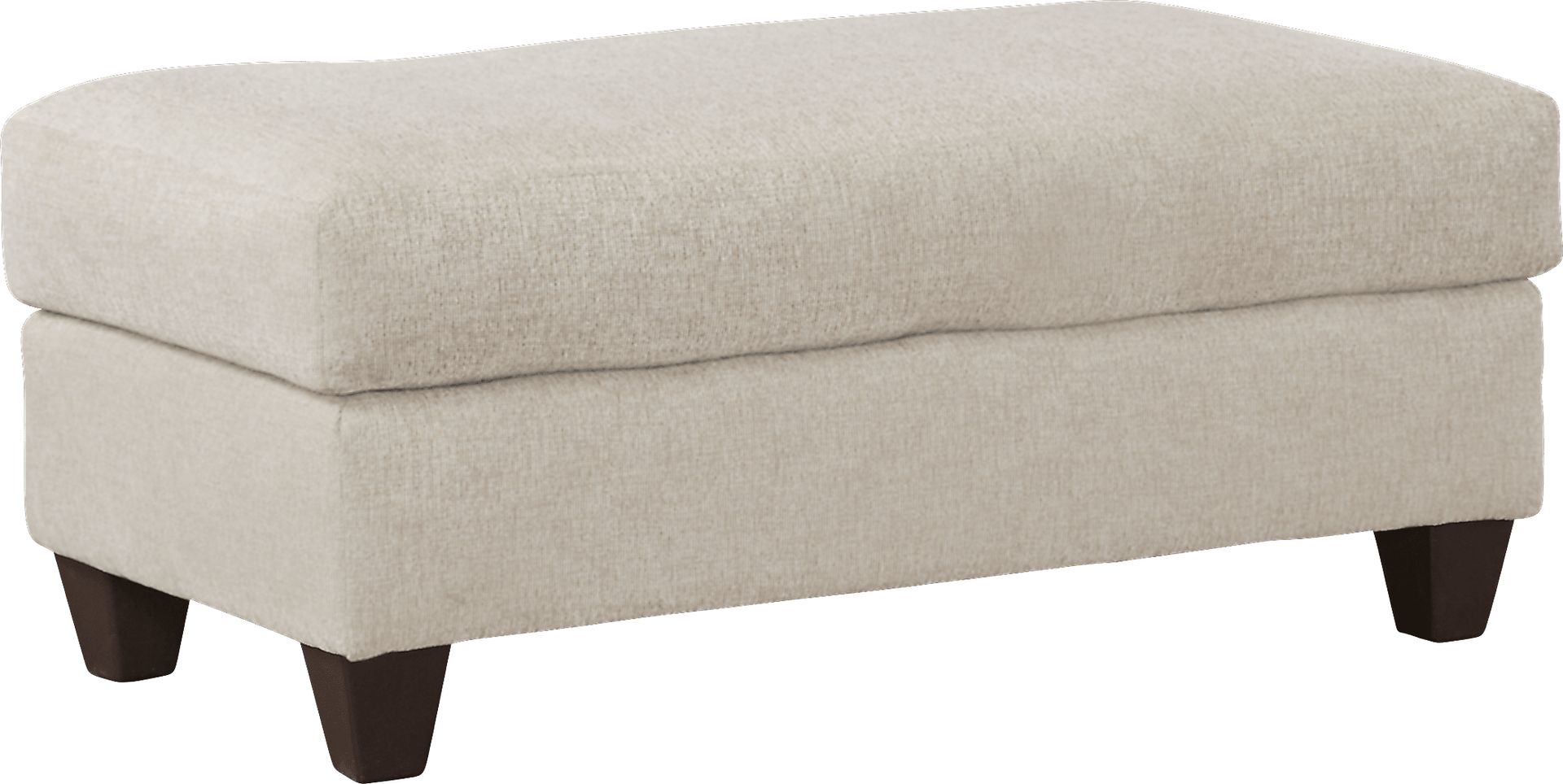 Waverly Park Beige Ottoman - Image 1