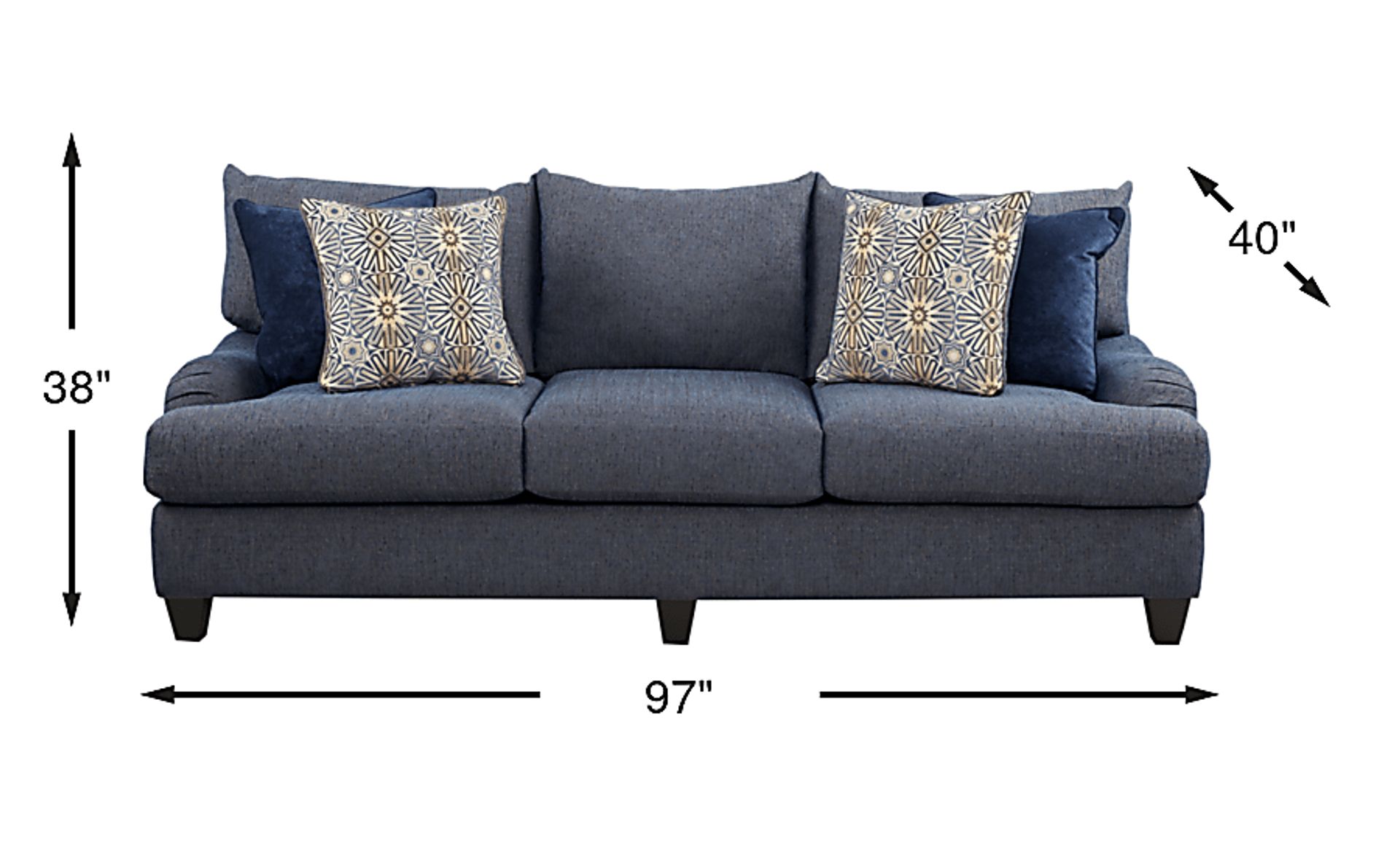 Dimension Image. Please refer to the Dimension Tab on this page for dimension details.