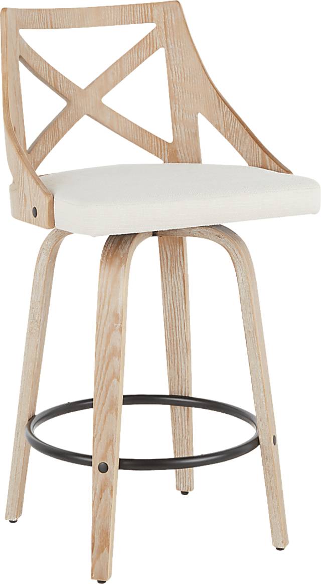 Waverton Cream Counter Height Stool, Set of 2 - Thumbnail - Image 11