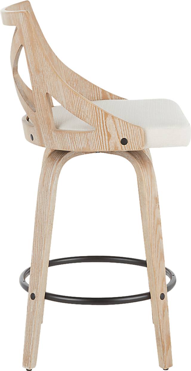 Waverton Cream Counter Height Stool, Set of 2 - Thumbnail - Image 12