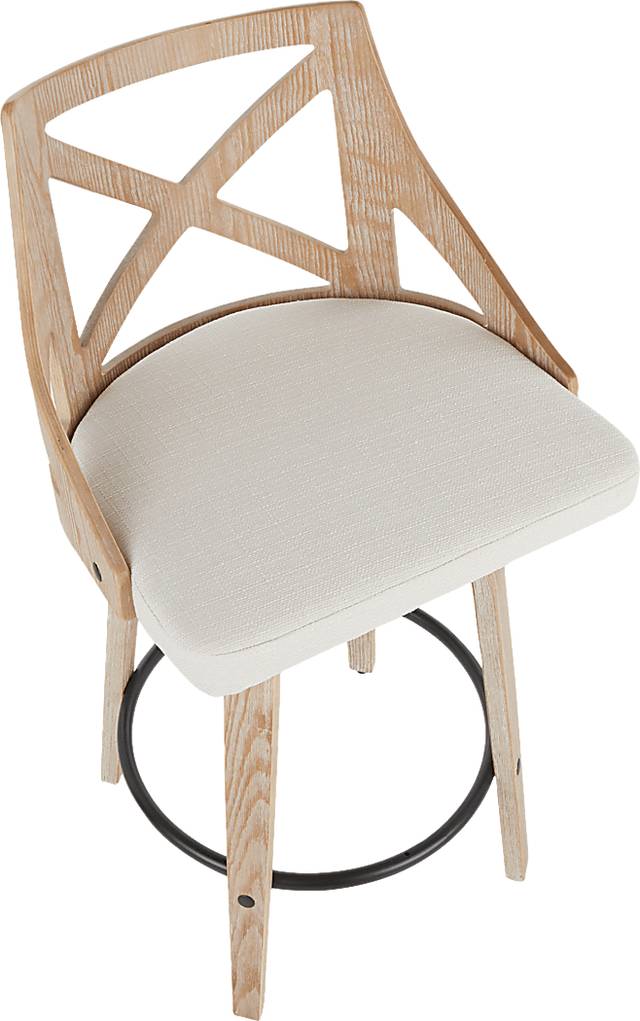 Waverton Cream Counter Height Stool, Set of 2 - Thumbnail - Image 13
