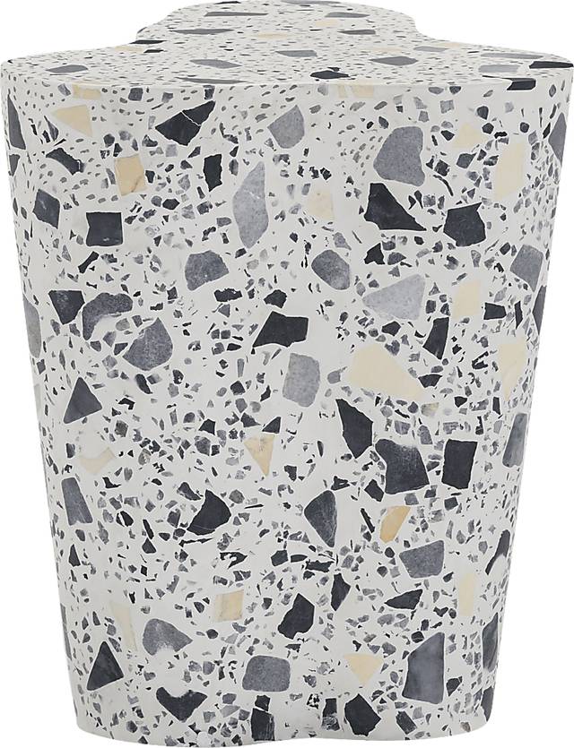 Waveshine Black and White End Table - Thumbnail - Image 4