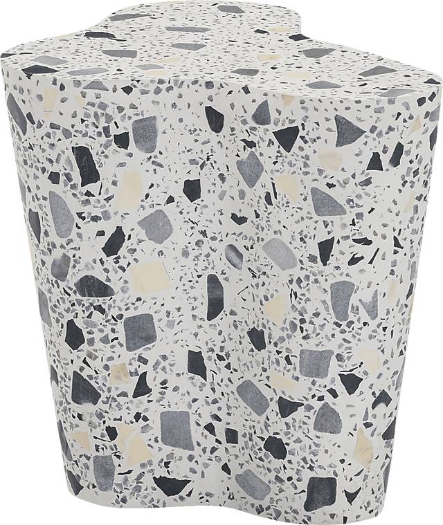 Waveshine Black and White End Table - Thumbnail - Image 1