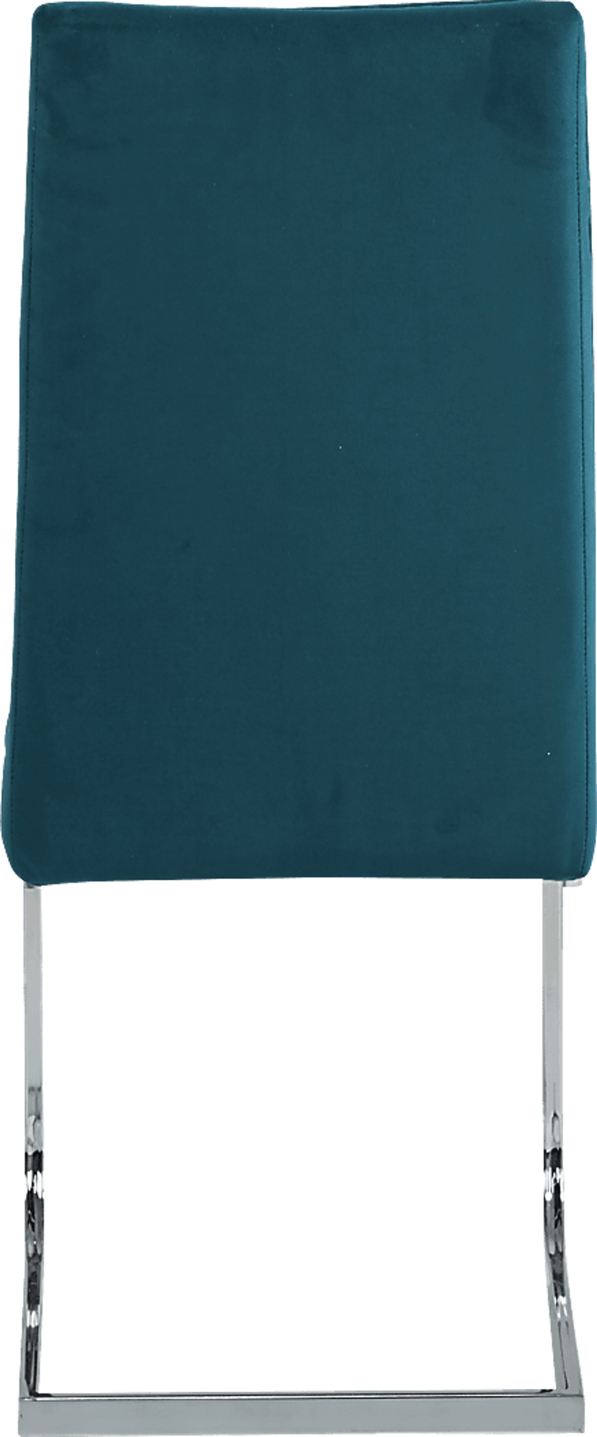 Waycroft Silver 7 Pc Dining Room with Blue Chairs - Image 5