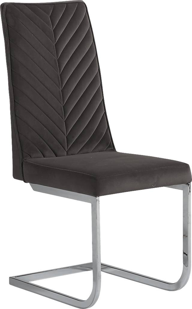 Waycroft Charcoal Side Chair - Thumbnail - Image 1