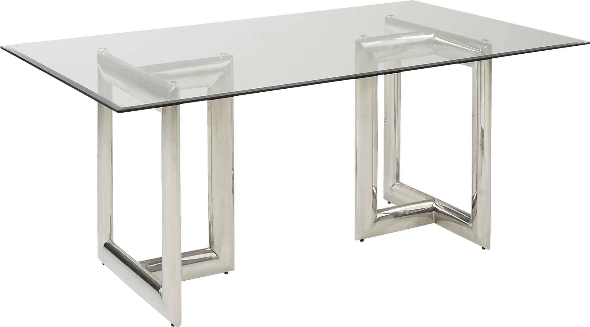 Waycroft Silver 78 in. Rectangle Dining Table - Image 1