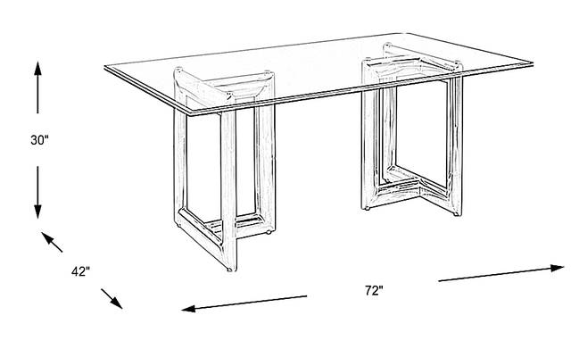 Dimension Image. Please refer to the Dimension Tab on this page for dimension details.