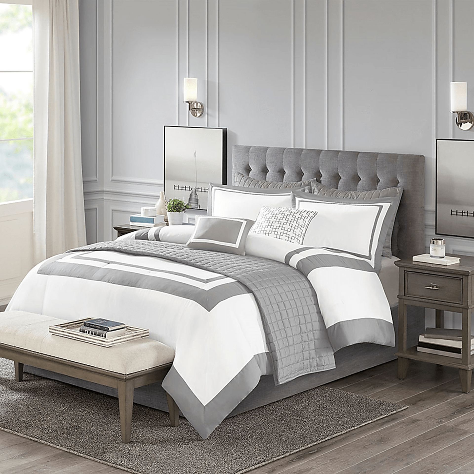 Wayde Gray 8 pc King/Cal Quilt Set - Image 3