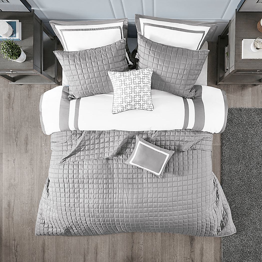 Wayde Gray 8 Pc King/Cal Quilt Set - Thumbnail 2