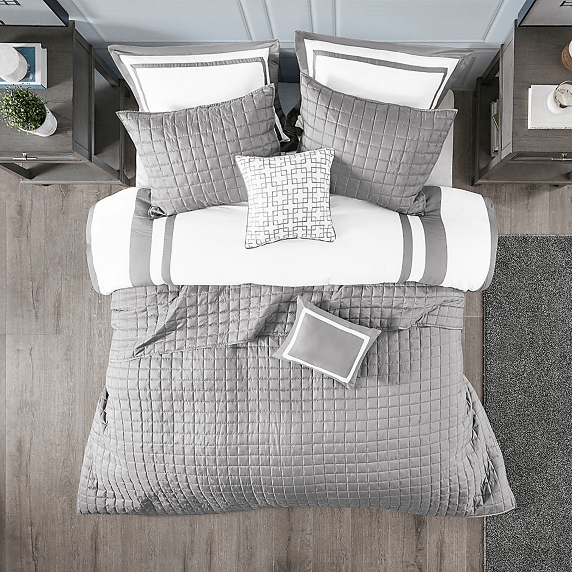 Wayde Gray 8 pc King/Cal Quilt Set - Image 6