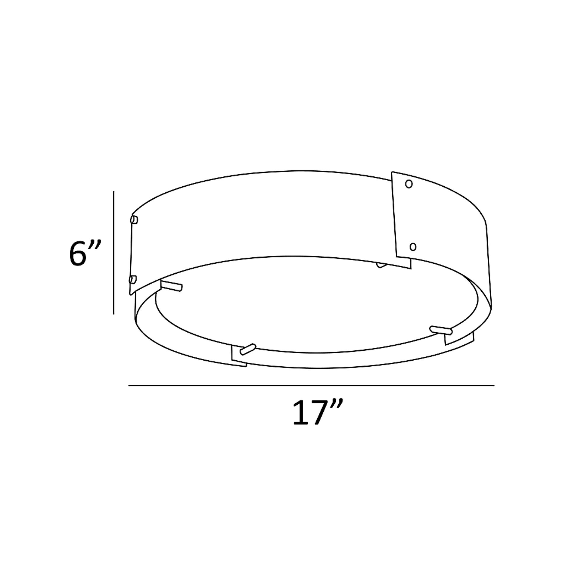 Wayfarer Bend Clear Pendant - Image 4