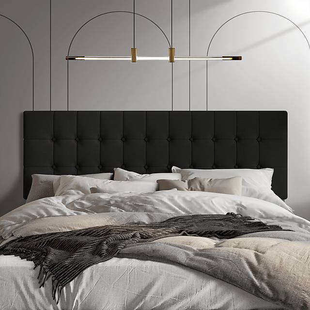 Waylon Black Full Headboard - Thumbnail - Image 2