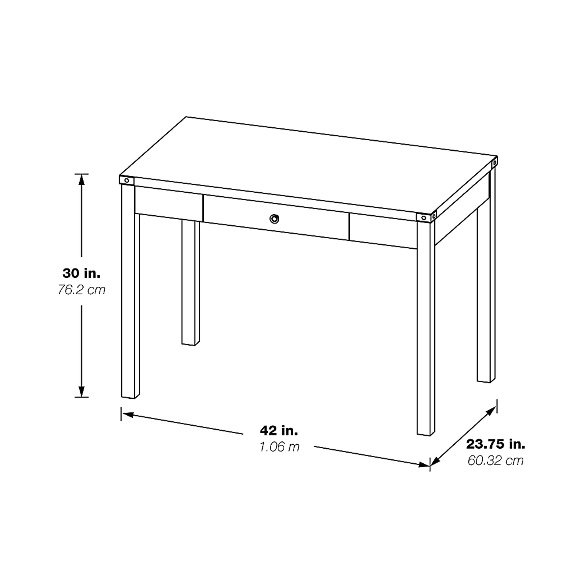Wayn Brown Writing Desk - Image 5