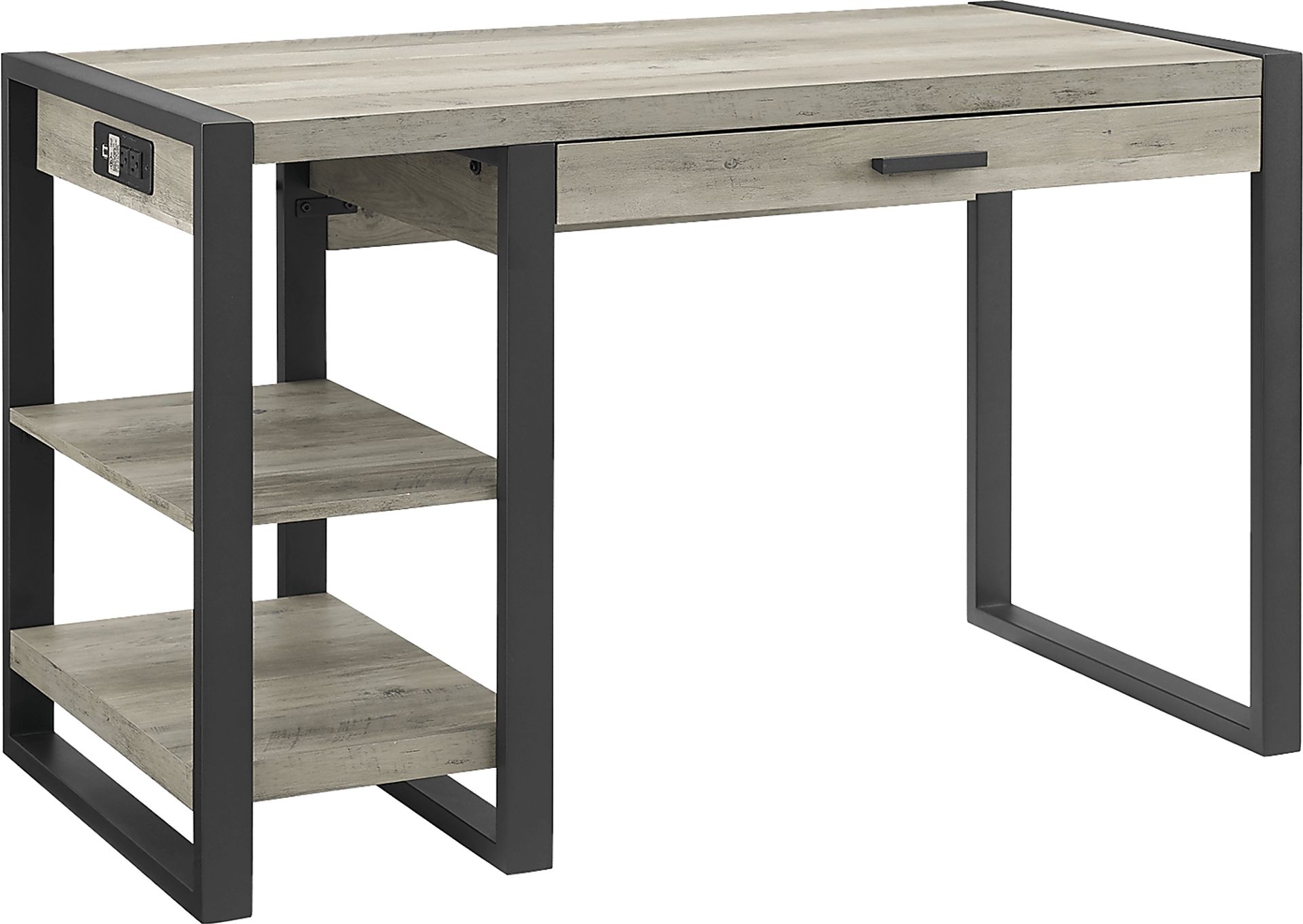 Waynecrest Gray Desk - Image 1