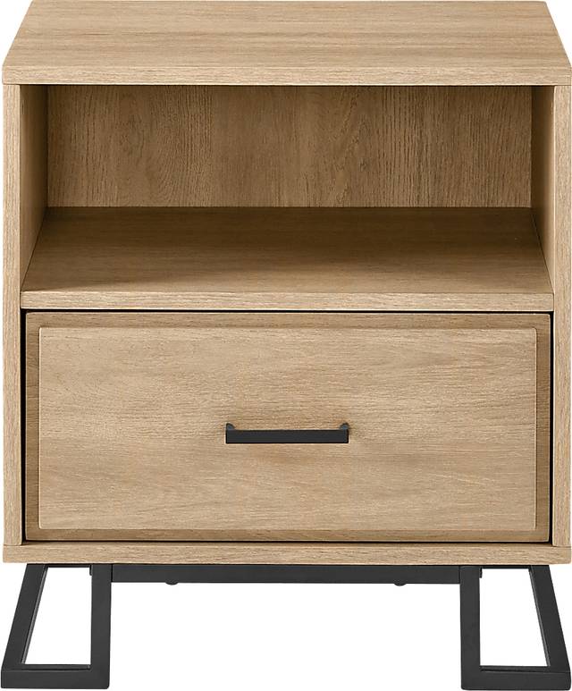 Waynemer Oak Nightstand - Thumbnail - Image 1