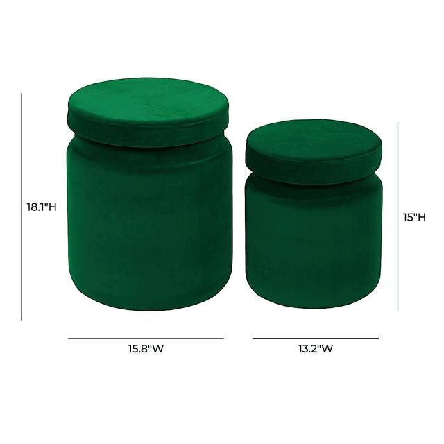 Waynetta Green Storage Ottoman, Set of 2 - Thumbnail - Image 7