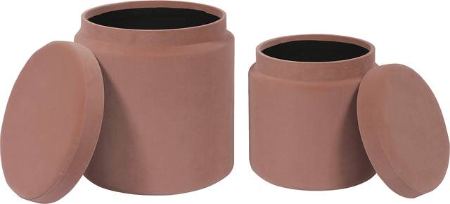Waynetta Salmon Storage Ottoman, Set of 2 - Thumbnail - Image 3