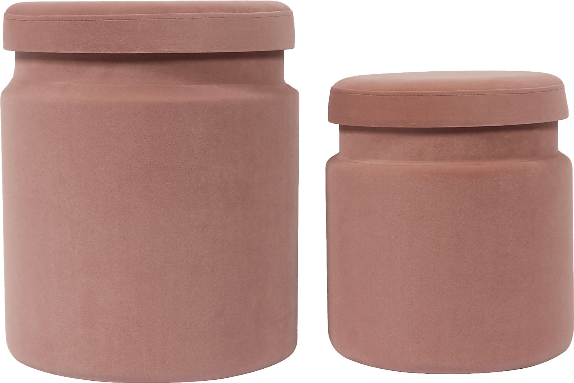 Waynetta Salmon Storage Ottoman, Set of 2 - Image 4