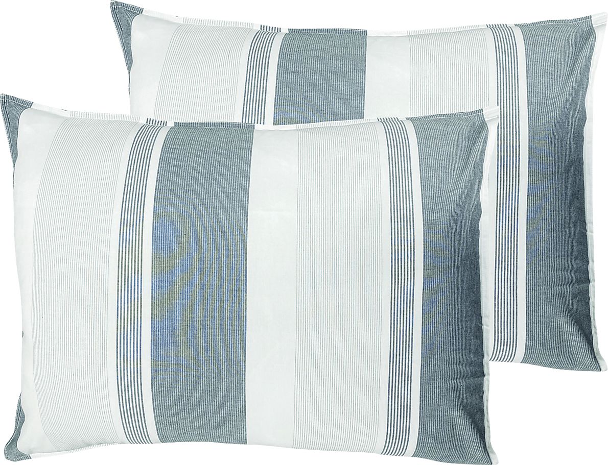 Weatherbee Gray Blue 3 Pc Queen Comforter Set