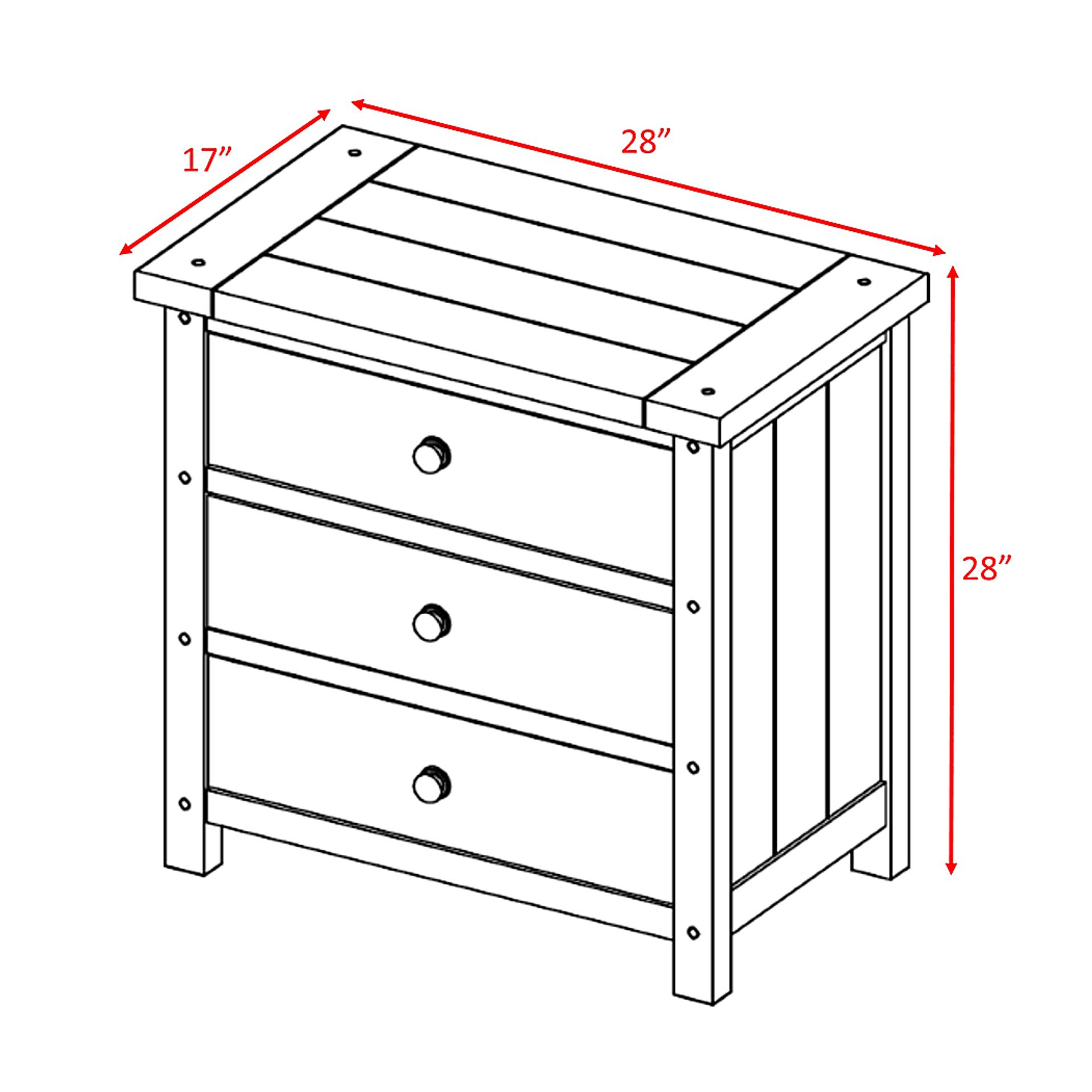 Weatherburne Chestnut Nightstand - Image 5